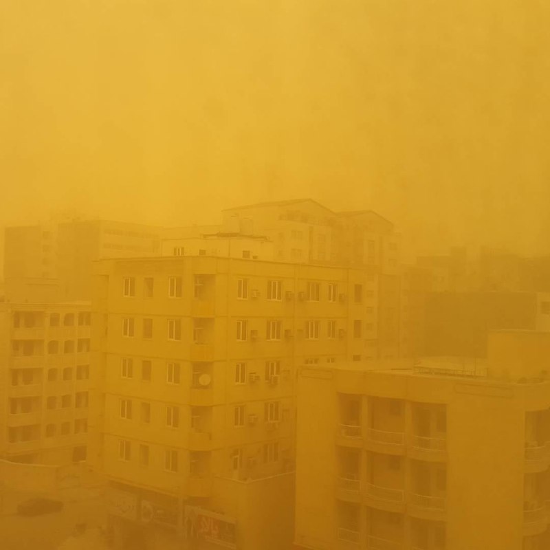 #بندرعباس زیر گرد و خاک در حال مدفون شدنaliaalei