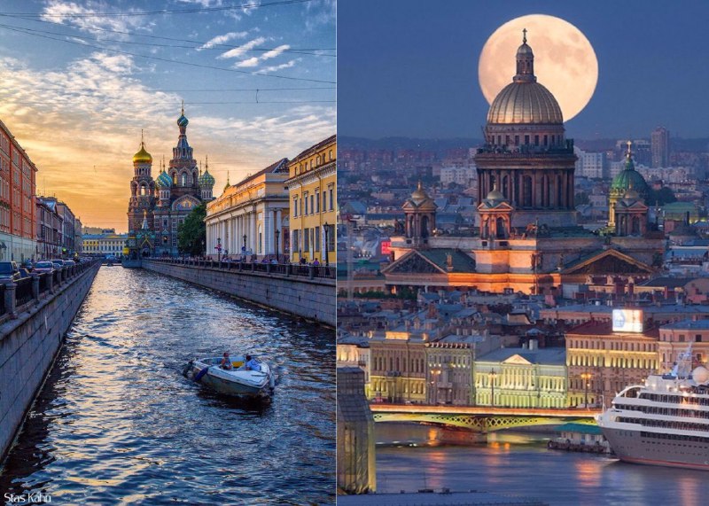 #شب‌های_سفیداز اوایل خرداد حدود یک ماه در #سن‌پترزبورگ #روسیه #شب ها هوا تاریک نمیشه.مثل گرگ و میش اول صبح میمونه.Parysatiis