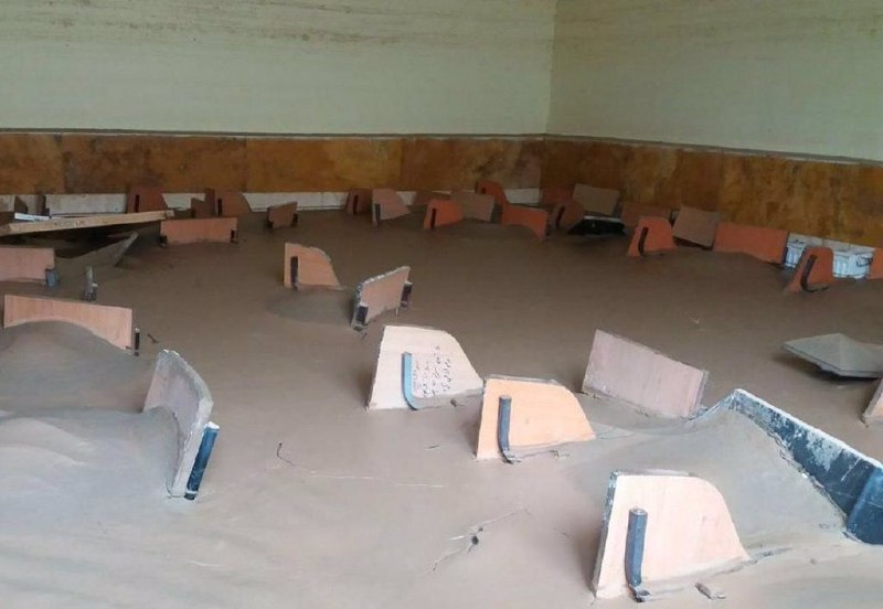 کلاس درس روستای چم‌ مهر در  #پلدختر#سیل #لرستان davoodpenhani📡 @VahidOnline