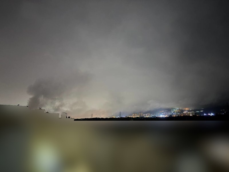 'آسمان قرمز شیان لویزان #تهران در حمله ساعت ۱