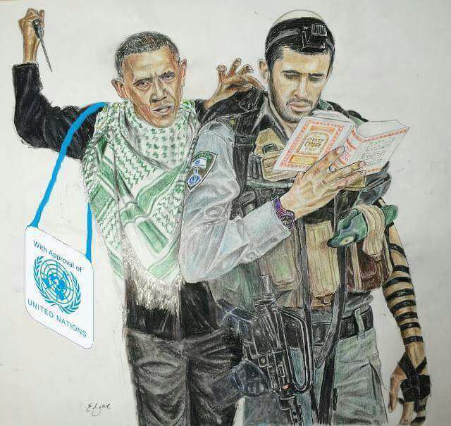 تشدید حملات #نتانیاهو و حامیانش به #اوباما. این تصویری است از او که در میان اعضای حزب #لیکود دست به دست می‌شود.bbckalbasi