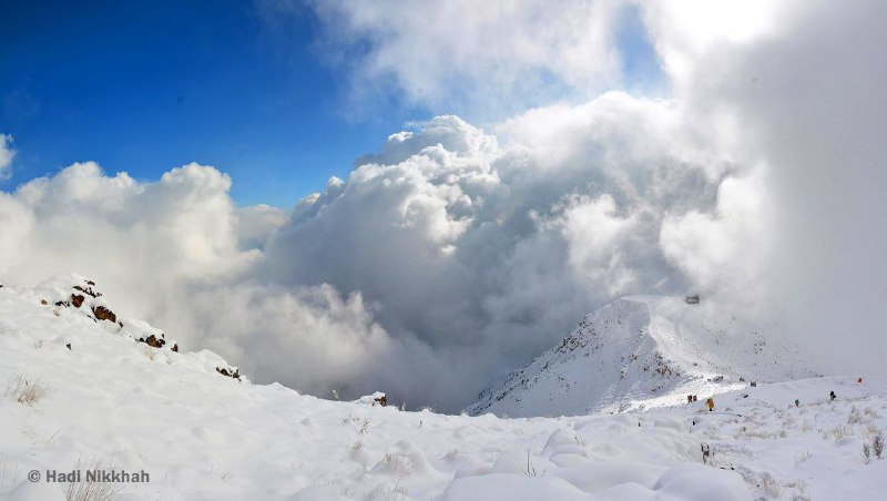 اینجا آلپ یا هیمالیا نیست همین #توچال خودمونه امروز صبح. فوق‌العاده باشکوه و زیبا بودhadinik