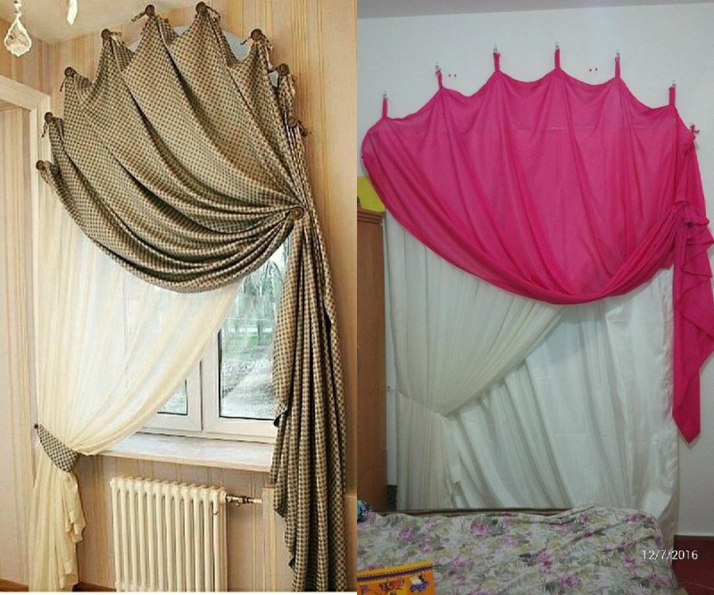 خاله جان از اینترنت مدل سمت چپ رو به عنوان پرده سفارش داده چیزی که براش فرستادن عکس سمت راست بوده، حق نگهدارشونnajafy_S