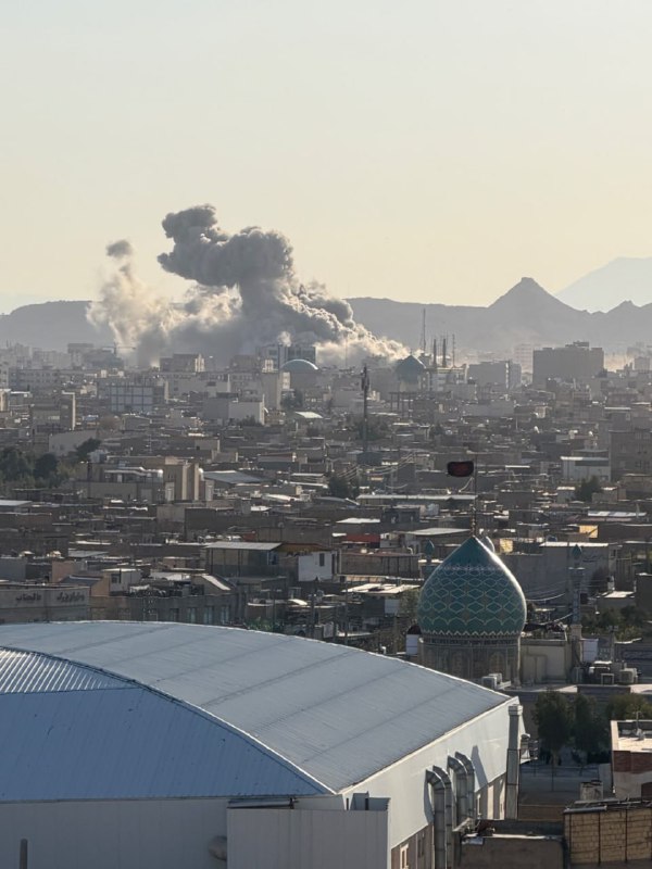 'انفجار دفتر مجلس خبرگان در #قم'عکس دریافتی