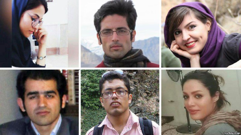 در ادامه صدور احکام زندان و #شلاق برای فعالان دانشجویی طی روزهای گذشته دست‌کم ۶ #دانشجو به نام‌های رویا صغیری، علی قدیری، علی کامرانی، صادق قیصری، پیام شکیبا و مجید اسدی به زندان محکوم شدندRadioFarda