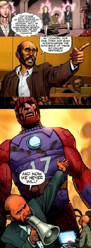 محمود #احمدی‌نژاد در سری #کمیک های ایکس من تو مارول.Poria_Ariai