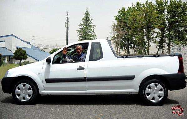 یکی ازشرکتهای قطعه‌سازی با همکاری #ایران_خودرو این #وانت را به #میرزاآقا هدیه داده؛ او هم گفته با خانواده به مشهد سفرخواهدکردtousheh