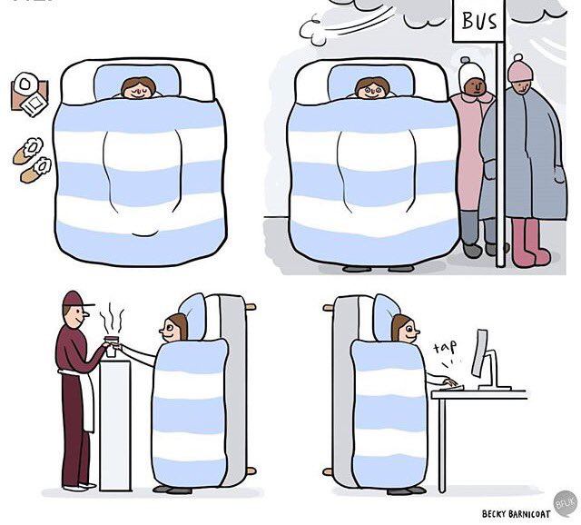 آدم باید کل روز رو به این حالت زندگی کنه 