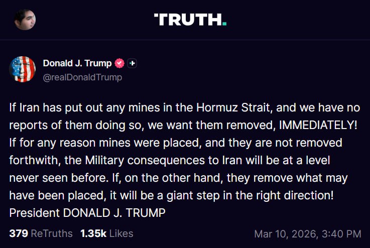 پست تازه ترامپ، ترجمه ماشین