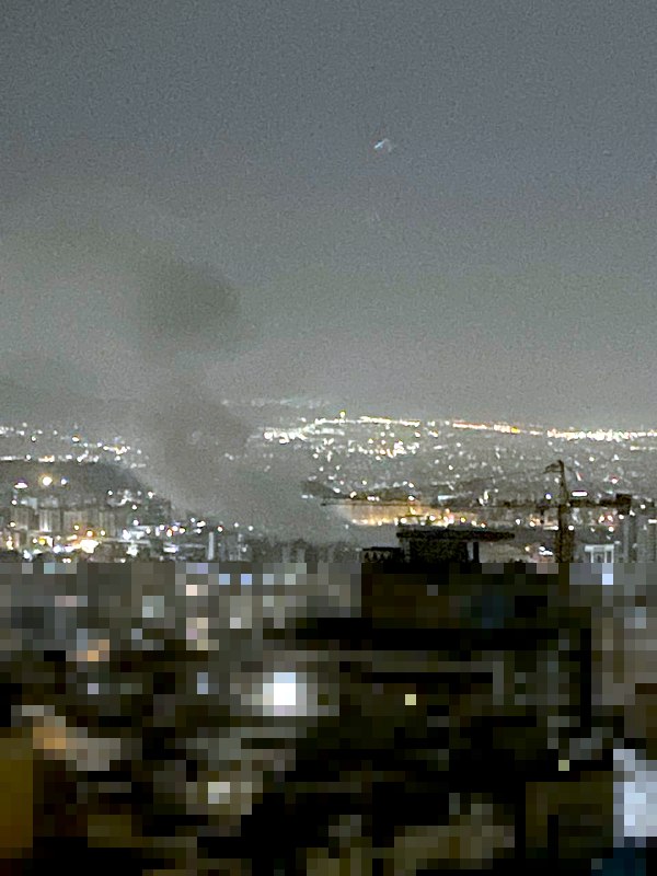 تصاویر دریافتی دیگر از انفجاری در شمال شرق تهران بامداد دوشنبه سه فروردین حدود ساعت ۳