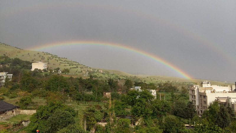 #رنگین‌کمان دقایقی پیش [سوهانک]shakheh_nabat