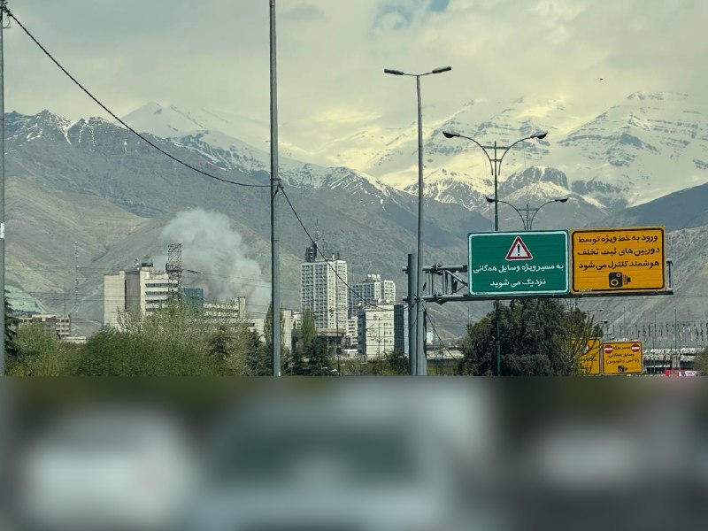 'پل مدیریت #تهران ساعت ۱۰