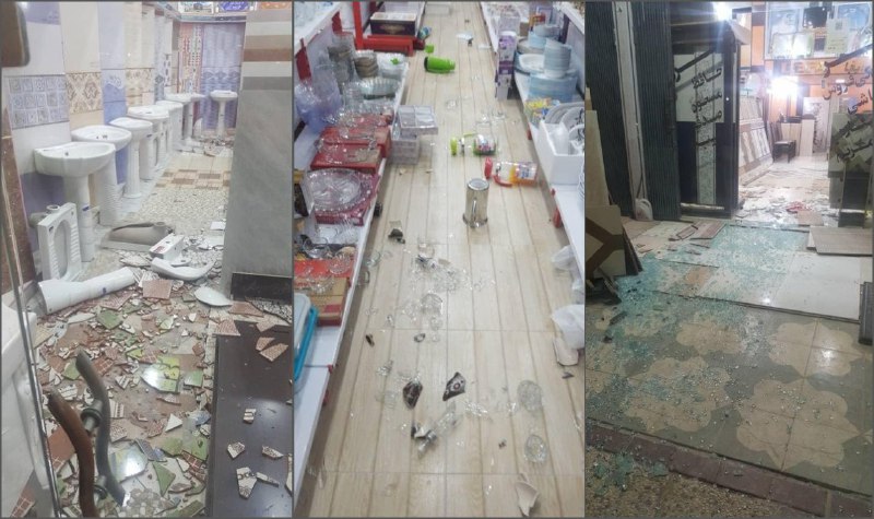 #زلزله ۵/۷ ریشتری در منطقه #بیرم در جنوب استان #فارس. یکی از اهالی روستای بالاده در منطقه بیرم گفت زمین مثل گهواره تکان می‌خورد. قبل از این هم زلزله دیگری با قدرت ۵/۱ ریشتر آمد. مردم وحشت زده هم اکنون در کوچه و خیابان هستن. این هم تصاویر یکی از مغازه های بیرم. yousef_heidari1399/03/20 21