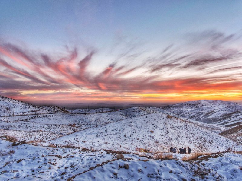 بیایید از #برغان #کرج واستون #شفق_قطبی آوردم 