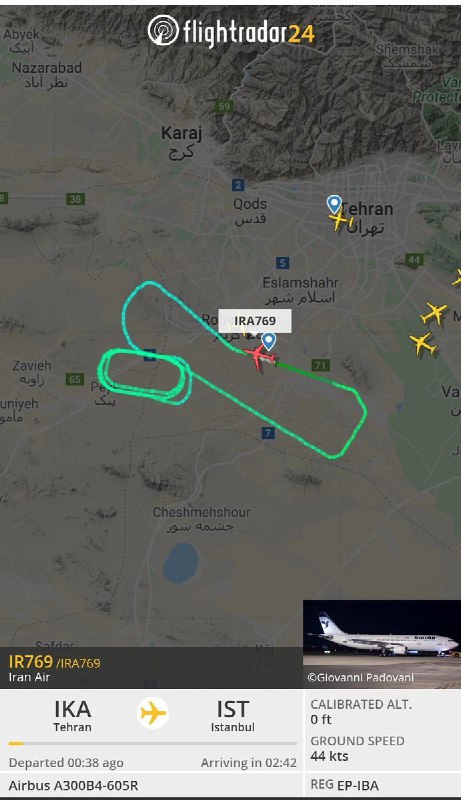 #پرواز_تهران_استانبول ها چرا اینطوری میشن؟persianintel2بعد از بلند شدن حدود ۴۰ دقیقه بالای فرودگاه دور زد و دوباره نشست. وقتی بهم اطلاع دادند هنوز داشت دور می‌زد و خیلی نگران‌کننده بود ولی بعد از فرود هم کلی روی زمین جابه‌جا شد که احتمالا یعنی هر دلیلی که باعث برگشت شده منجر به اتفاق بد دیگری نشده.پیام دریافتی