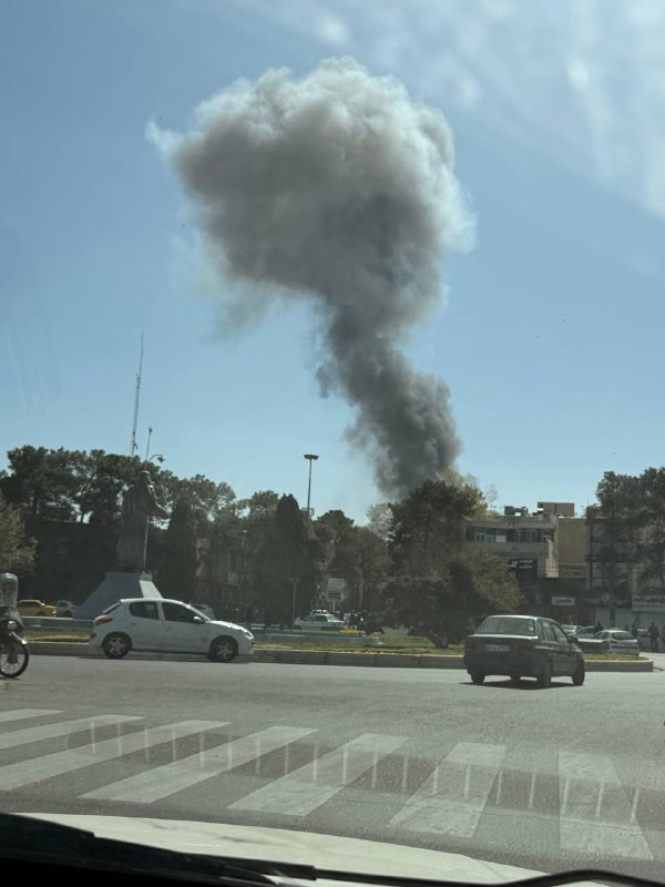 'فلکه فیض #اصفهان، ساعت ۱۱