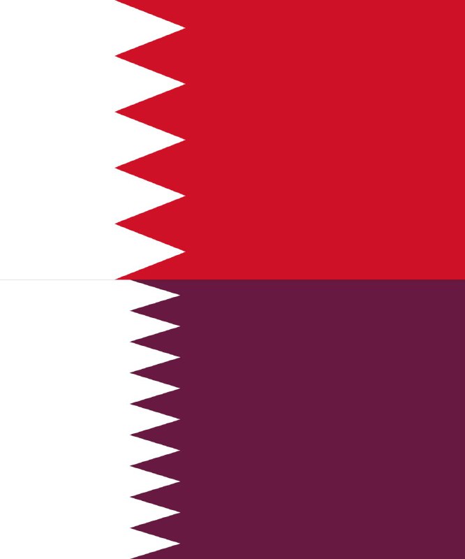 #پرچم #بحرین و #قطر من رو یاد ابوالفضل پورعرب و فریبرز عرب‌نیا می‌اندازه.yagheski