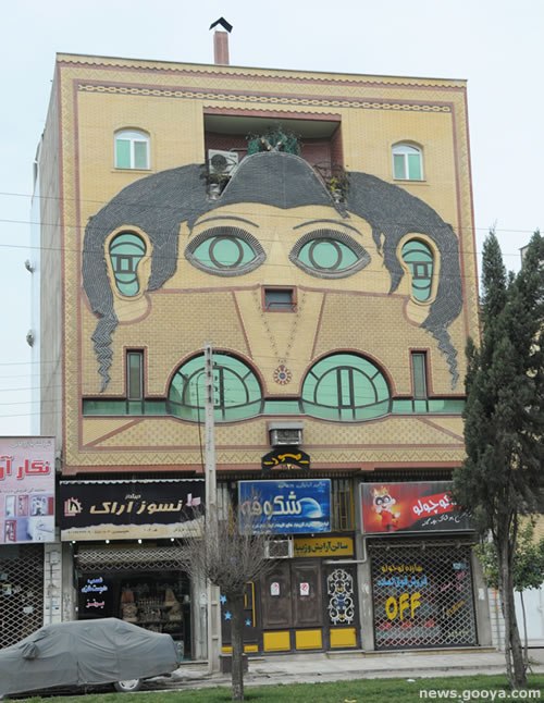 ساختمانی در گنبد کاووسReiinoo#گنبد #معماری #نمای_ساختمان📡 @VahidOnline