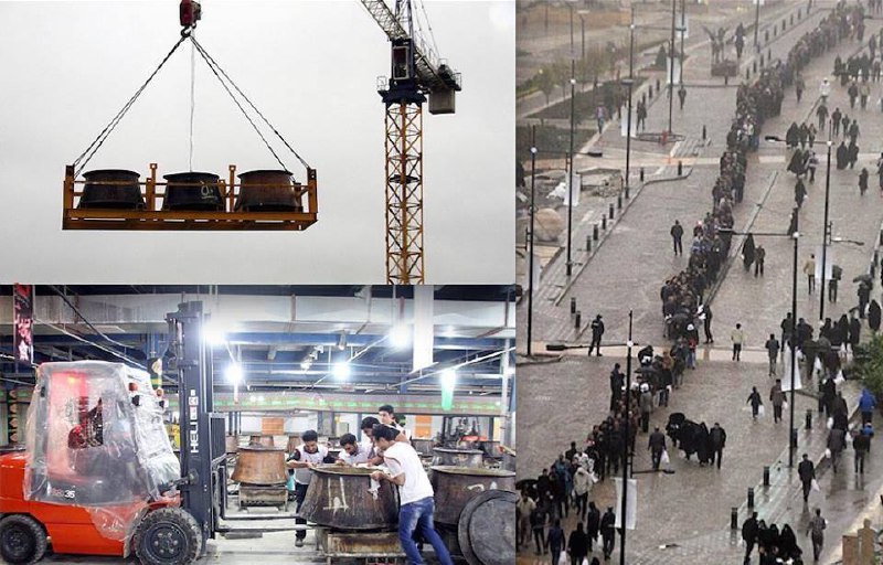 این عکس‌ها رو سیاه و سفید کنی بگی «سال‌های خیز چین به سمت صنعتی شدن» احدی نمی‌فهمه مال تهیه #شله #مشهد ه sahandiranmehr