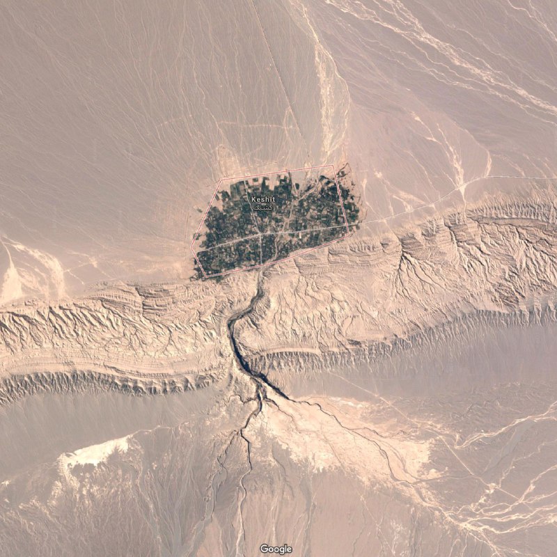 روستای کِشیت #گلباف شبیه #درخت و #ریشه است.#کشیت در استان #کرمانAmir_Nabizade