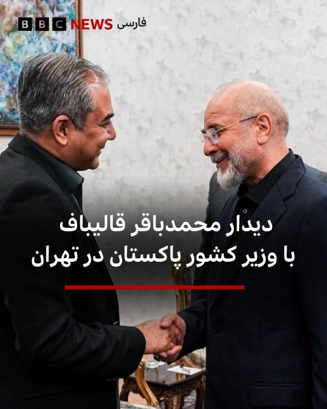 محسن نقوی، وزیر کشور پاکستان، عصر امروز با محمدباقر قالیباف، رئیس مجلس ایران در تهران دیدار و گفت‌وگو کرد.رسانه‌های ایرانی و پاکستانی گزارش داده‌‌اند که آقای نقوی برای از سرگیری مذاکرات به ایران سفر کرده است.گفته شده او حامل پیام‌ آمریکاست و پاسخ ایران را هم دریافت خواهد کرد.به گفته سفارت پاکستان در تهران، آقای نقوی دیروز پس از ورود به تهران «نزدیک به سه ساعت در نهاد ریاست جمهوری حضور داشت» و اسکندر مومنی، وزیر کشور، و عباس عراقچی، وزیر امور خارجه نیز «در جریان این دیدار در نهاد ریاست جمهوری حضور داشتند.»علاوه بر این، محسن نقوی «دیداری خصوصی» با مسعود پزشکیان داشت که «حدود ۹۰ دقیقه به طول انجامید و با حضور وزیر کشور ایران همراه بود.»@VahidHeadline📡 @VahidOnlineمحسن نقوی، وزیر کشور پاکستان، عصر امروز با محمدباقر قالیباف، رئیس مجلس ایران در تهران دیدار و گفت‌وگو کرد.رسانه‌های ایرانی و پاکستانی گزارش داده‌‌اند که آقای نقوی برای از سرگیری مذاکرات به ایران سفر کرده است.گفته شده او حامل پیام‌ آمریکاست و پاسخ ایران را هم دریافت خواهد کرد.به گفته سفارت پاکستان در تهران، آقای نقوی دیروز پس از ورود به تهران «نزدیک به سه ساعت در نهاد ریاست جمهوری حضور داشت» و اسکندر مومنی، وزیر کشور، و عباس عراقچی، وزیر امور خارجه نیز «در جریان این دیدار در نهاد ریاست جمهوری حضور داشتند.»علاوه بر این، محسن نقوی «دیداری خصوصی» با مسعود پزشکیان داشت که «حدود ۹۰ دقیقه به طول انجامید و با حضور وزیر کشور ایران همراه بود.»@VahidHeadline📡 @VahidOnline