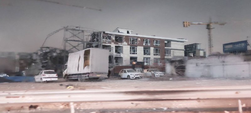 ویدیوی دریافتی از 'کارخانه سپاه در تهرانپارس' پس از حمله سه‌شنبه ۱۲ اسفندVahidفرستنده تصاویر دیروز هم نوشت