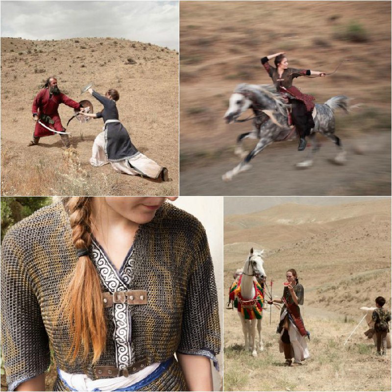 #آنا_مینکینن دختر فنلاندی به ایران آمده تا فنون #نظامی باستانی از جمله #تیراندازی با کمان روی #اسب را از #علی_قورچیان بیاموزد -نشنال جئوگرافی t.co/oFD9uqercwsamadbeygi t.co/xLeFcKOlIN📡 @VahidOnline