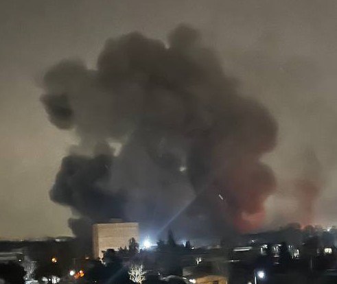 'سمت گرمدره در غرب #تهران ساعت ۲۲