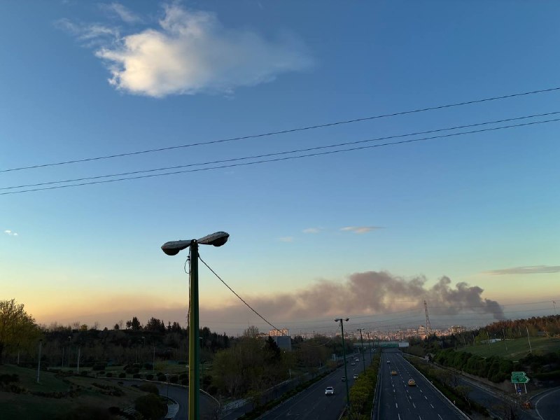 عکس‌های دریافتی از 'شعله و دود انفجار حمله ۴