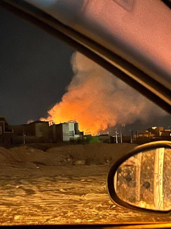 'حمله به جایی در #کاشان حدود ساعت ۱