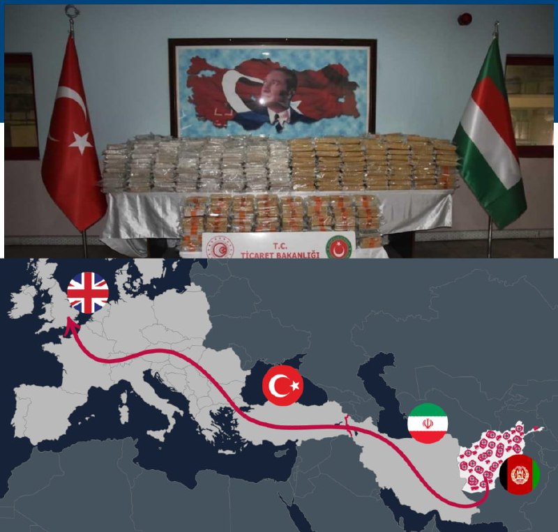 رخسار پک‌جان، وزیر تجارت #ترکیه گفت که نیروهای امنیتی این کشور ۸۰۸ کیلوگرم #هروئین را در گمرک گوربولاغ، در نزدیکی گذرگاه مرزی بازرگان کشف و ضبط کردند.خانم پک‌جان گفت که این محموله بیشترین میزان هروئین کشف شده بوده است. گذرگاه مرزی بازرگان در خاک ایران قرار دارد و یکی از سه گذرگاه مرزی اصلی میان ایران و ترکیه است.نزدیک به ۸۰ درصد از هروئین تولید شده در افغانستان از مسیر ترکیه به اروپا می‌رود و تقریبا تمام آن از ایران وارد ترکیه می‌شود.دولت ترکیه می‌گوید ده‌ها میلیون دلار هزینه می‌کند تا جریان #قاچاق #موادمخدر را از ایران متوقف کند.bbcpersian