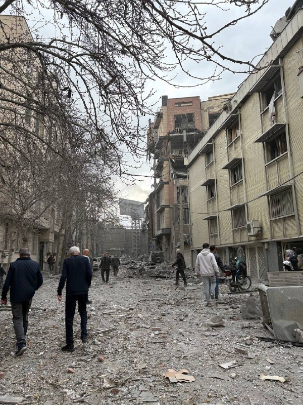 'محدوده جلفا، سید خندان #تهران، دوشنبه ۱۱ اسفند'ویدیوی دریافتی با شرح