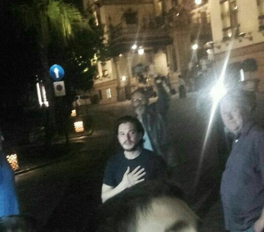 #جان_اسنو و #سرداووس در مراسم سینه زنی ماه #محرم 