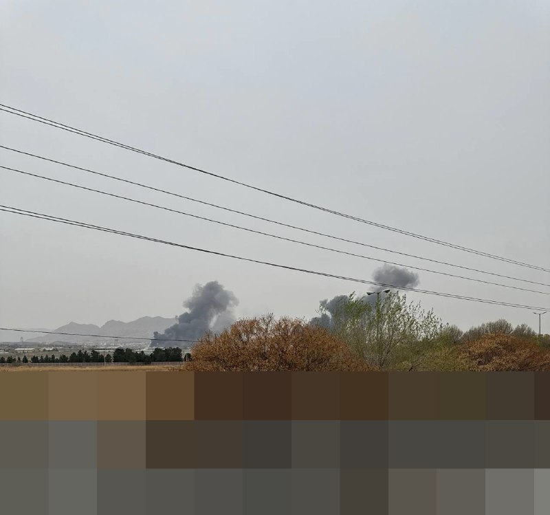 'سمت هوانیروز #اصفهان، حدود ساعت ۱۰