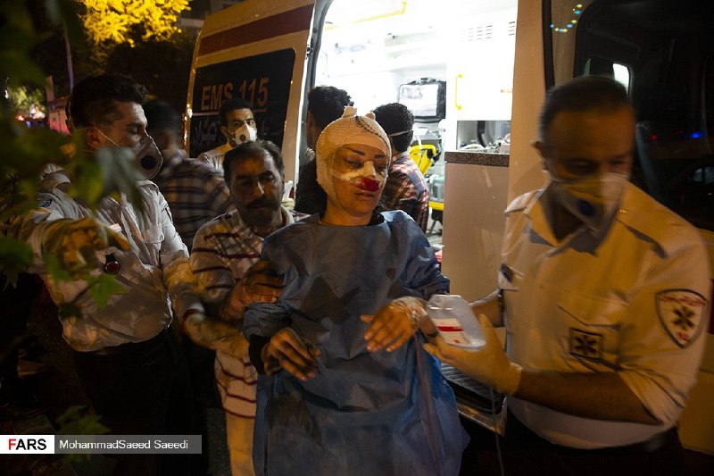 🔹رئیس اورژانس تهران گفته مصدوم بدحال که ۲۳سال داشت فوت کرد. تعداد کشته‌شدگان