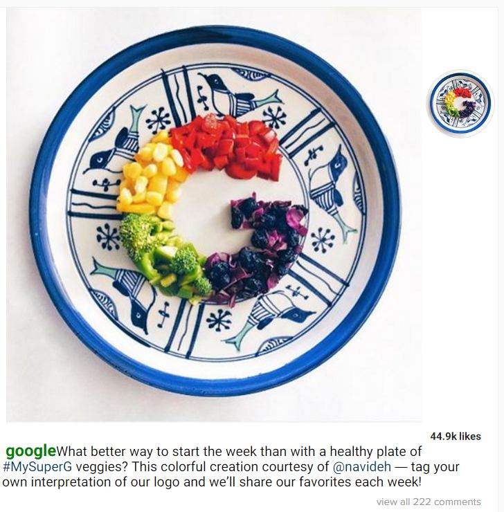 #طرح یک ایرانی شده آواتار فعلی #گوگل در اینستاگرام