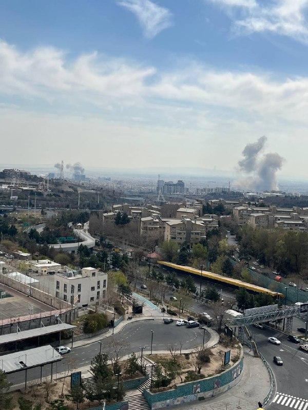 '#تهران از دید میدان صنعت ساعت ۱۳