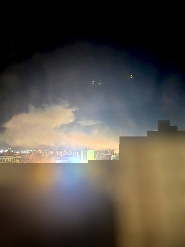 تصاویر دریافتی از 'دود انفجارهای حمله ۲