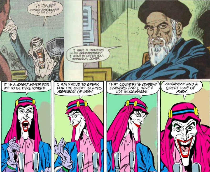می‌دونستید #خمینی، توی #کمیک Batman
