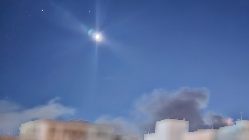 عکس‌های دریافتی از 'شعله و دود انفجار حمله ۴