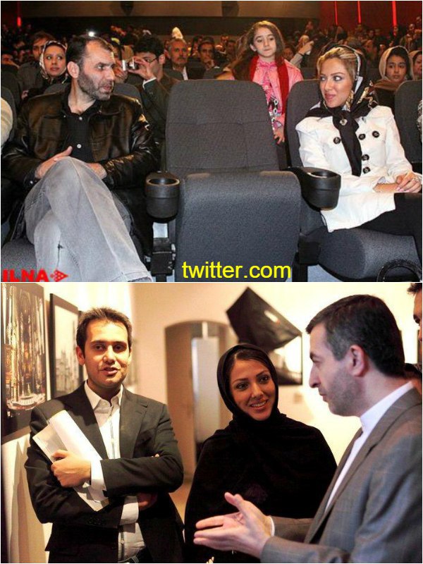 تصاویری از لیلا #اوتادی توییت شده همراه #مشایی.بازیگر #اخراجی‌ها ی #دهنمکی هم بوده.mehdibabaei92