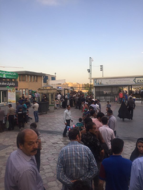 به همین ترتیب، اینجا صف آش... #شهرریfaridparto