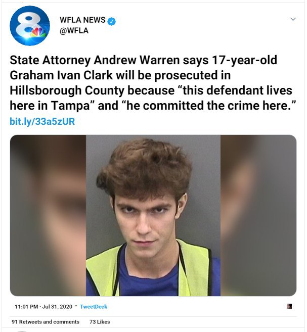 چندین روز پیش توییتر به بدترین شکل ممکن هک شد و توییت‌هایی از طرف اکانت‌های تیک‌آبی و معروف توییتر ارسال شد. مثل اینکه شخص پشت این ماجرا که حداقل ۱۰۰ هزار دلار به جیب زده بود پسر ۱۷ ساله‌ای از Florida بود که بازداشت شده.soheiil7آپدیت