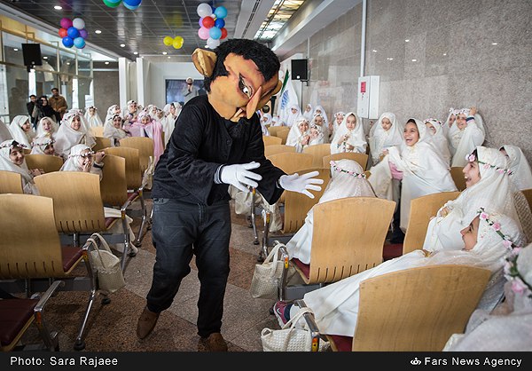 #جشن_تکلیف در یک #مدرسه دخترانه با حضور #شیطان رجیم! reihanetaravati