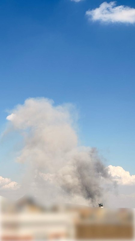 'بمباران صنایع هوایی کنار فرودگاه مهرآباد #تهران در حمله ساعت ۱۳