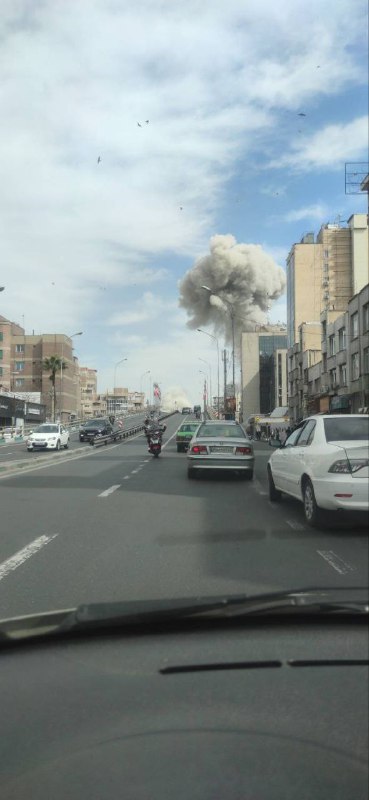 'خیابان سپه تقاطع کمالی #تهران'عکس دریافتی