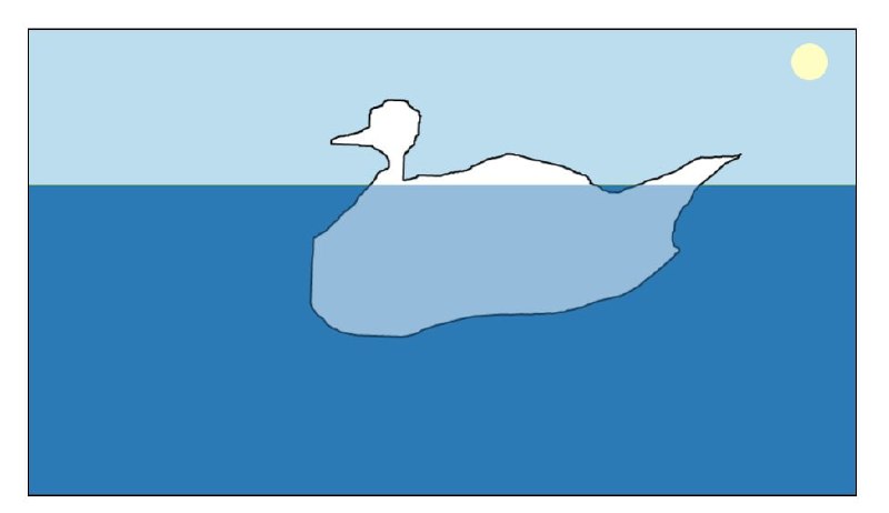 توی این سایت می‌تونین یه #کوه_یخ بکشین و ببینین چطوری روی آب می‌ایسته