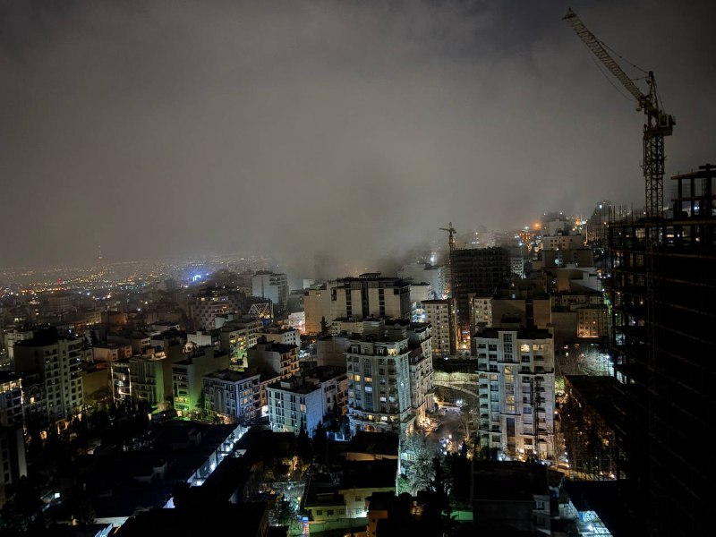 تصاویر دریافتی با شرح حمله 'سمت زعفرانیه #تهران'در پیام‌های دریافتی تاییدنشده میگن