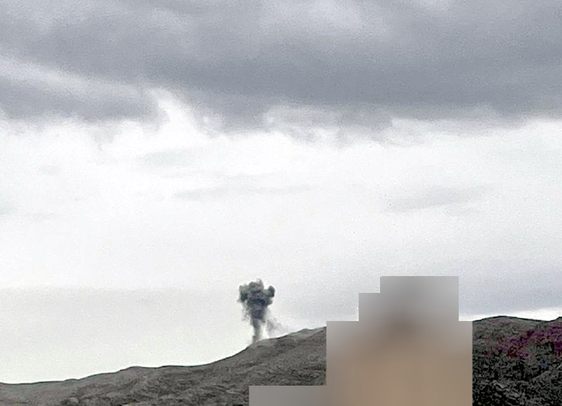 #شیرازتصاویر دریافتی از 'دود انفجار در ساعت ۱۱