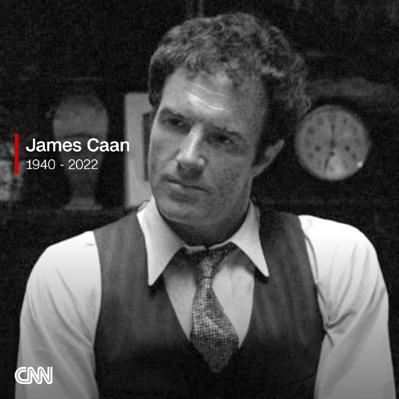 جیمز کان، سانی کورلئونه ابدی در ٨٢ سالگی درگذشت. 🖤naderth33سانی هم رفت پیش دون کورلئونه و فردو 🖤Htcarcفقط مایکل موند_Elvira_هر چی خاک مرحومه بقای عمر آل‌پاچینو و کاپولا باشه. MinooSotoudeh#پدرخوانده📡 @VahidOnline